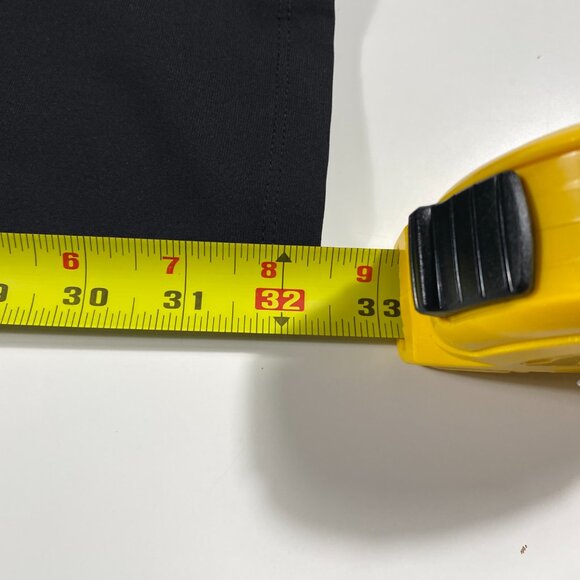 M5968S - Lululemon ABC Classic Fit Warpstreme Pants Black men's size 31x32 - Picture 8 of 10